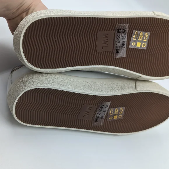 MADEWELL Sidewalk Low-Top Leather & Snake-Print Sneakers NWOB Sz 9 - Picture 11 of 14